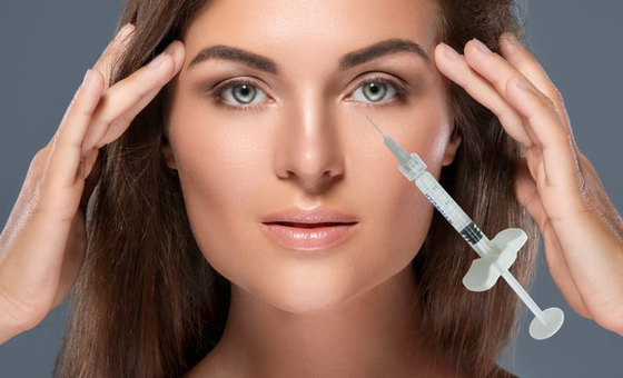 Yüz Statik Kırışıklıklar İçin Hyaluronik Asit Enjeksiyon Jeli Lacrimal Groove 1ml